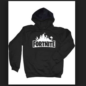 Fortnite hoodie with sleeve slogans